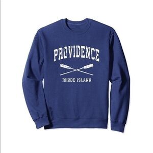 NWOT Amazon Providence Rhode Island blue sweatshirt. Medium
